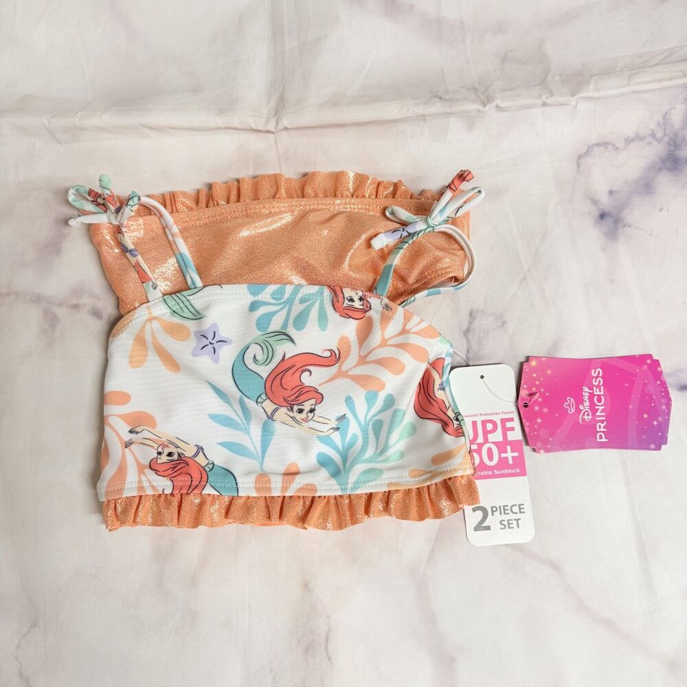 Disney Princess Ariel Ruffle Two Piece Bathing Suit